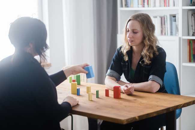 Therapeutin und Klientin