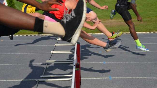 Hürdenläufer als Sprachbild für Erfolg durch Mentalcoaching Hannover